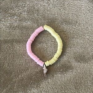 Kids Pastel Bracelet with Shell Charm